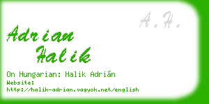 adrian halik business card